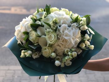 Buchet alb de lux