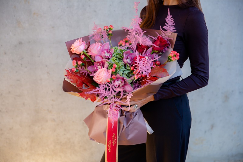 Buchet elegant de toamna livrare flori targu mures